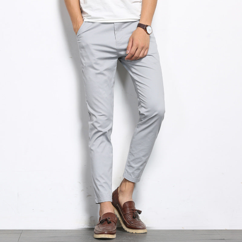 Men's cropped casual pants