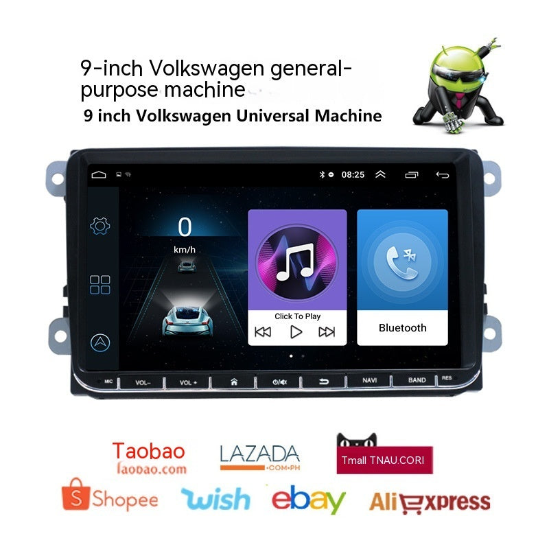 9-Inch Smart Android Car Navigation Player Radio System with GPS, Internet, Bluetooth, Media and Camera Capabilities