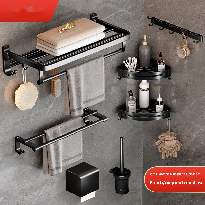Towel Rack Black Bathroom Rack Bathroom Pendant ShopWithASmile.com