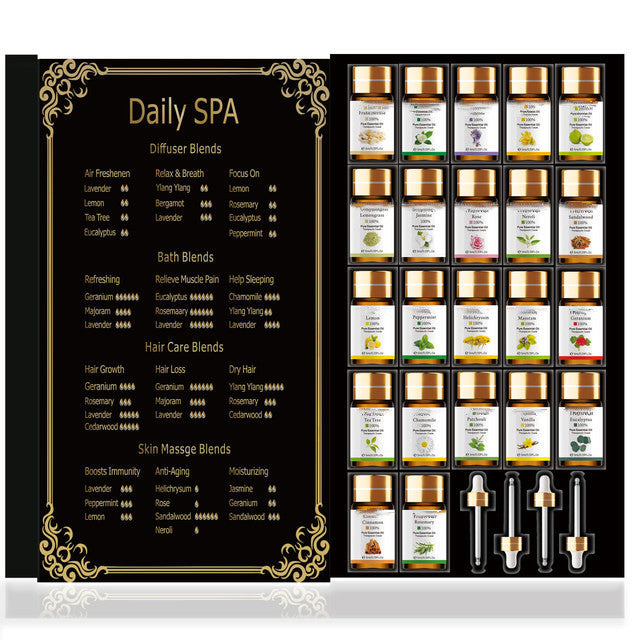 Fashion Natural Essential Oil Spa Set ShopWithASmile7.com