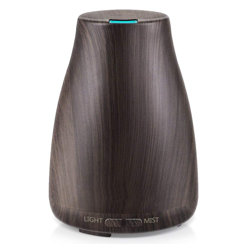 Wood Grain Aroma Diffuser Ultrasonic Humidifier