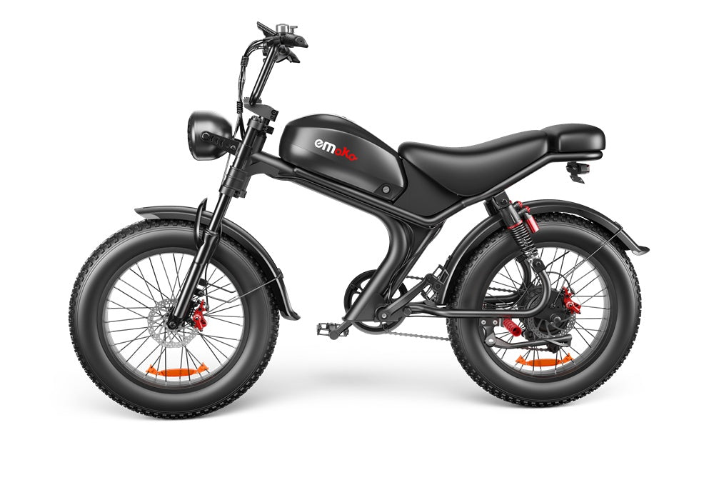 C93 20-Inch Fat Tire E-Bike – 48V 20Ah Removable Battery, 50KM/H Speed, Dual Shock Absorbers
