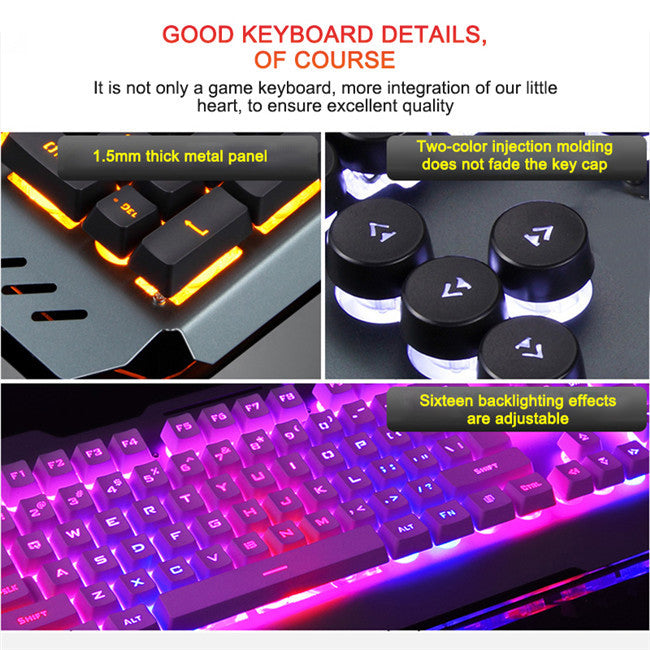 Gaming wired mechanical keyboard ShopWithASmile.com