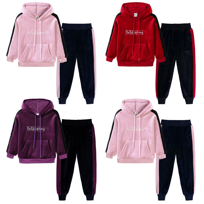 Girls' suit autumn children's sportswear