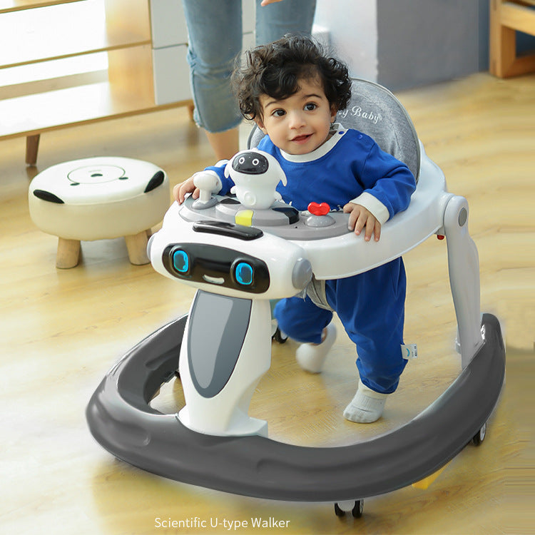 Baby Walker Anti-O-leg Baby Children's Multi-functional Anti-rollover Walker ShopWithASmile.com
