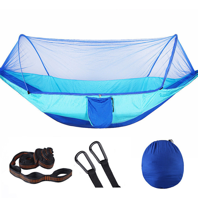 2 Person Portable Outdoor Mosquito Parachute Hammock ShopWithASmile7.com