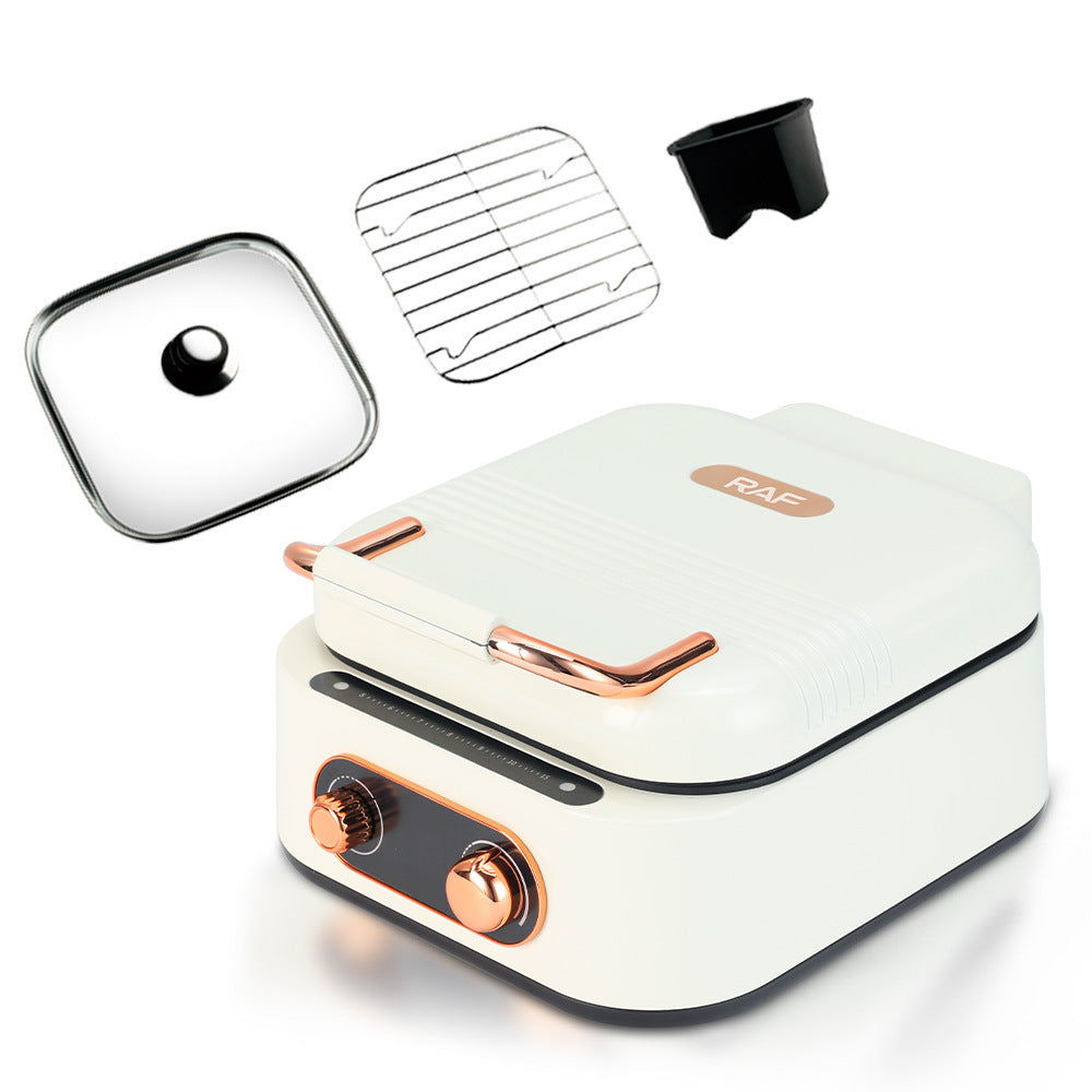 Household Multi-functional Electric Cooker Hot Pot Roasting Hot Pot One ShopWithASmile.com