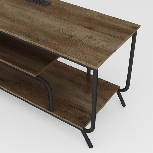 TV Cabinet With Power Socket And LED Lights