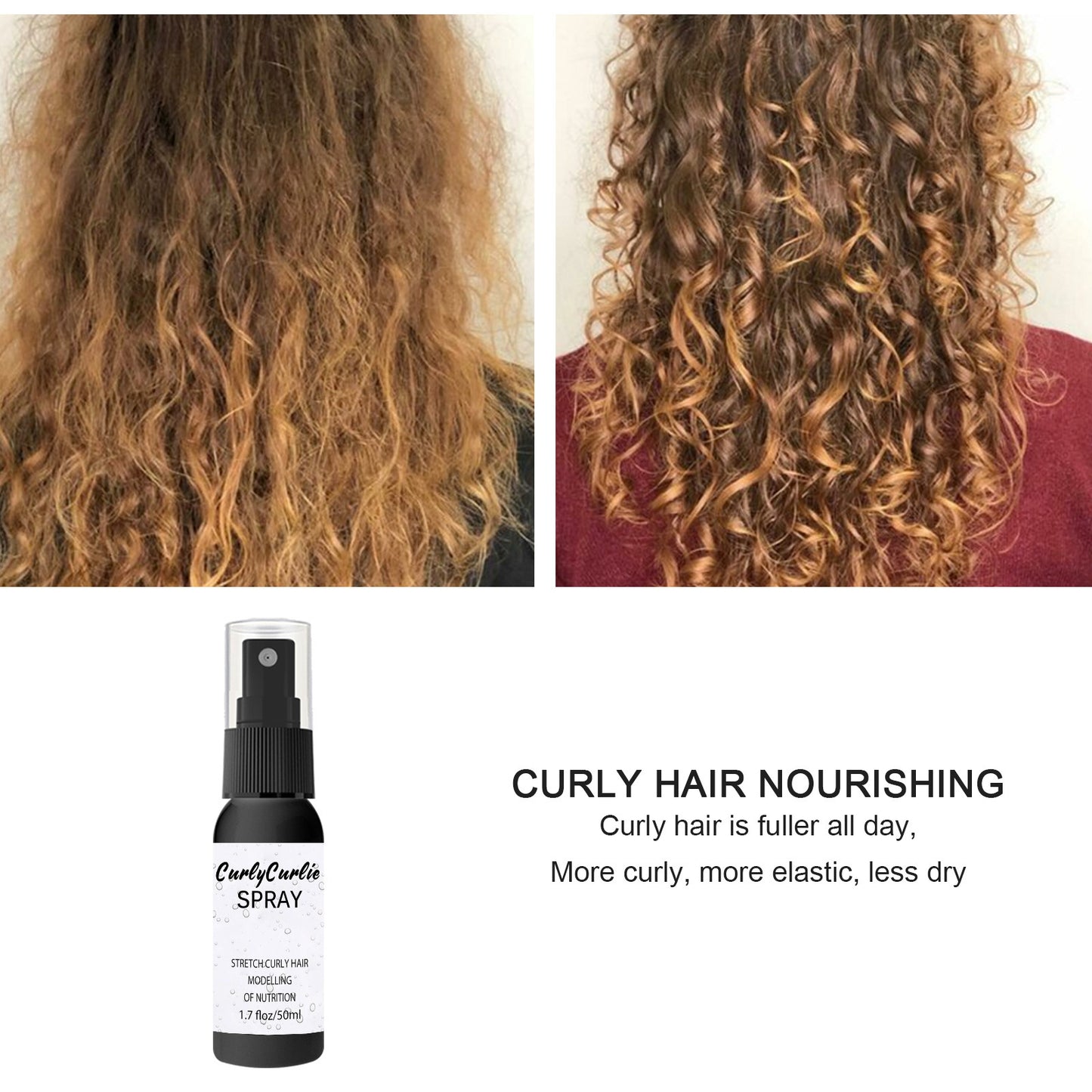 Curly Hair Styling Oil Moisturizing Mist ShopWithASmile7.com