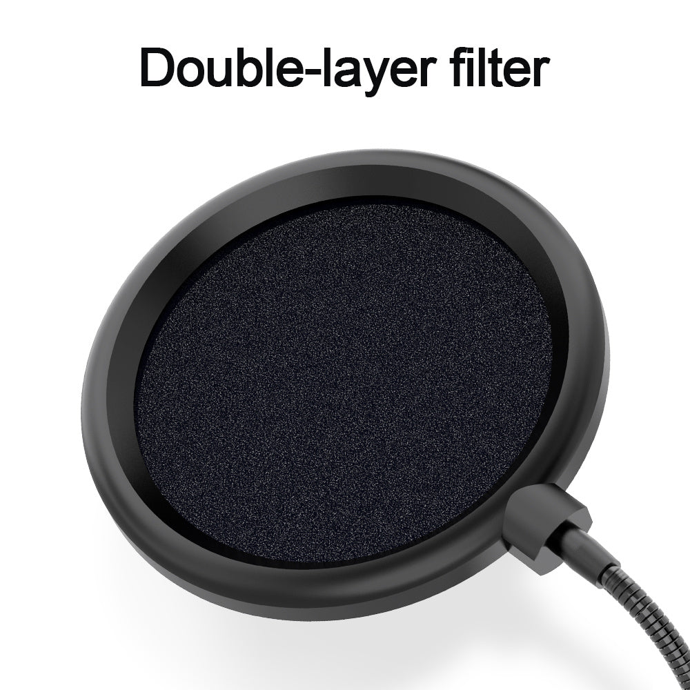 Compatible with Apple, Condenser Microphone With Tripod 3.5 Mm Audio Computer Studio ShopWithASmile.com