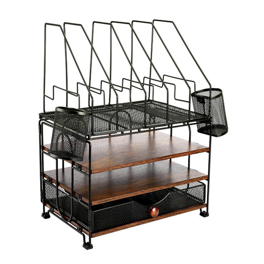 Simple Three-tier Vertical Rack. It Can Subtly Change The Corner Of The Living Room. It Can Sort And Store Debris In An Orderly Manner, Making Better Use Of Space