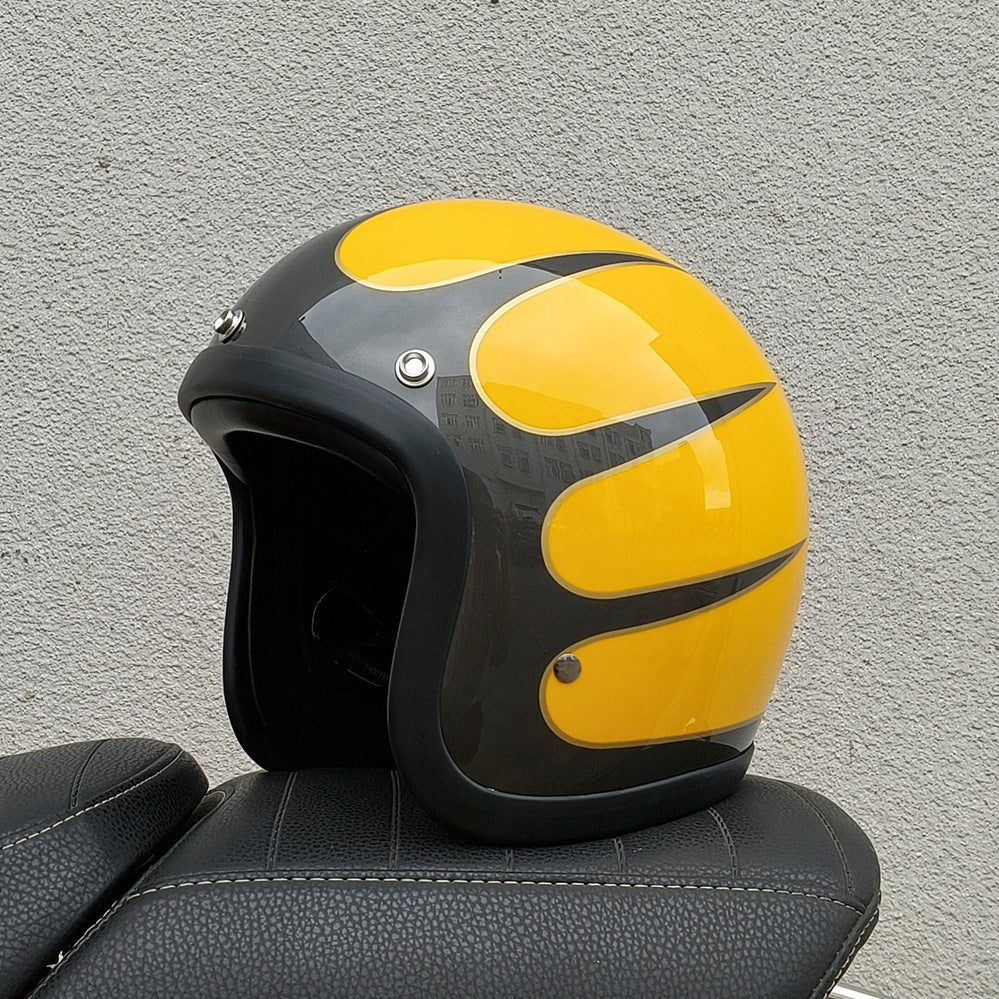 Helmet Half Helmet Retro Helmet FRP Motorcycle Helmet