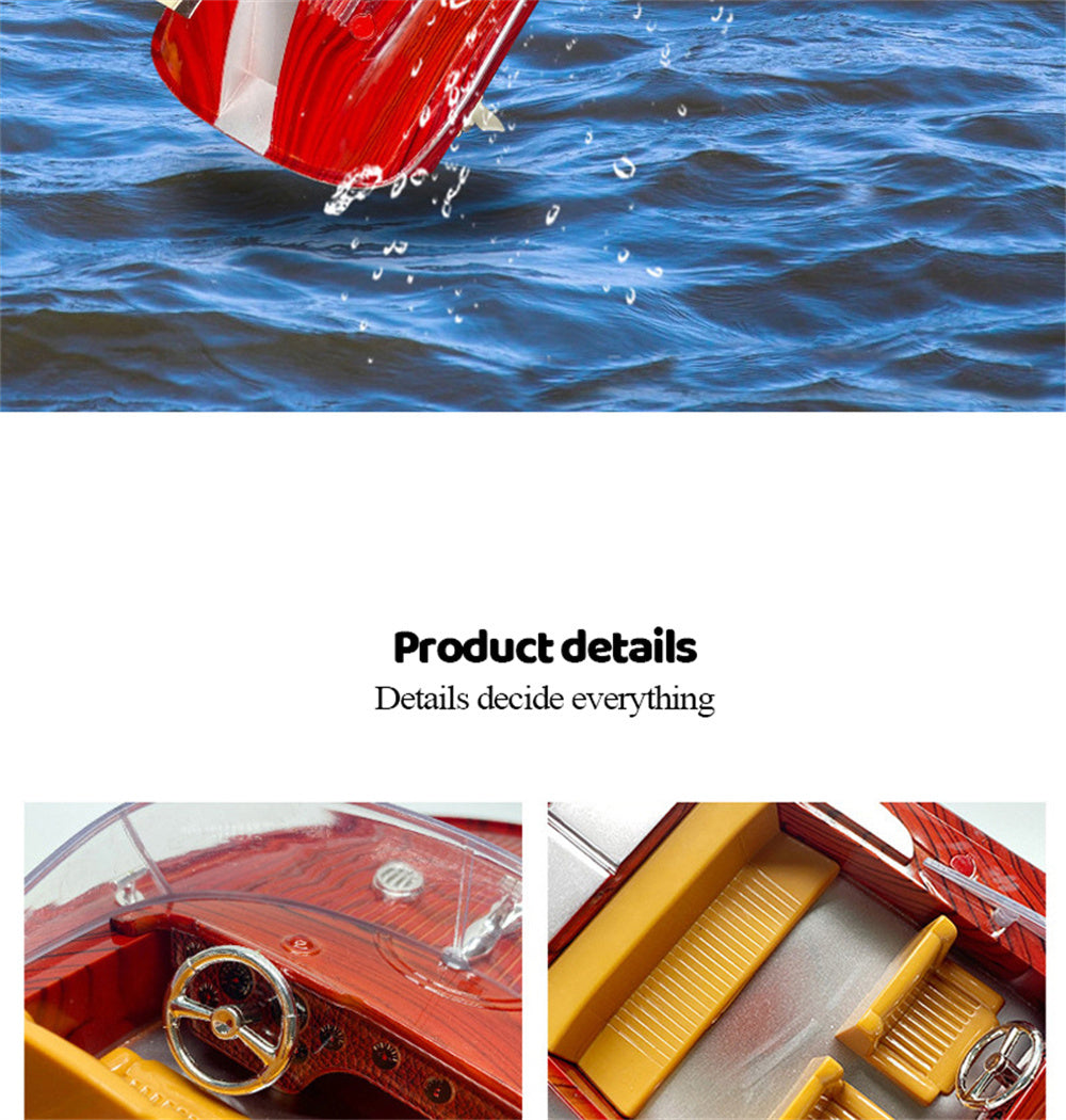 Rechargeable Speedboat Model Children's Toy