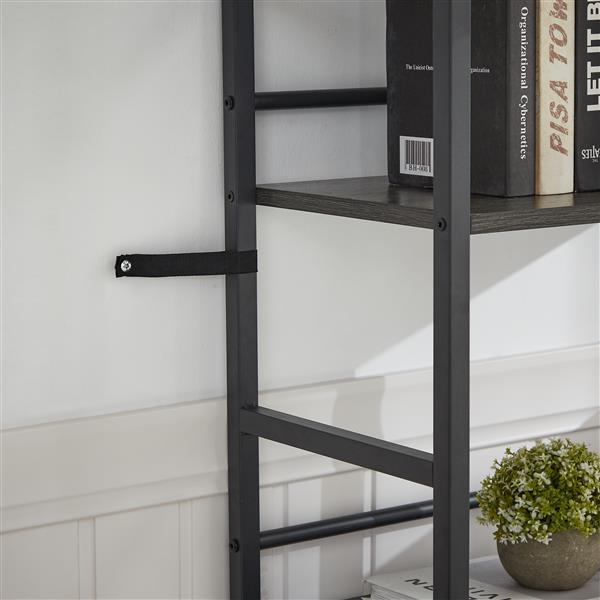 Large Open Bookshelves , Dark Grey
