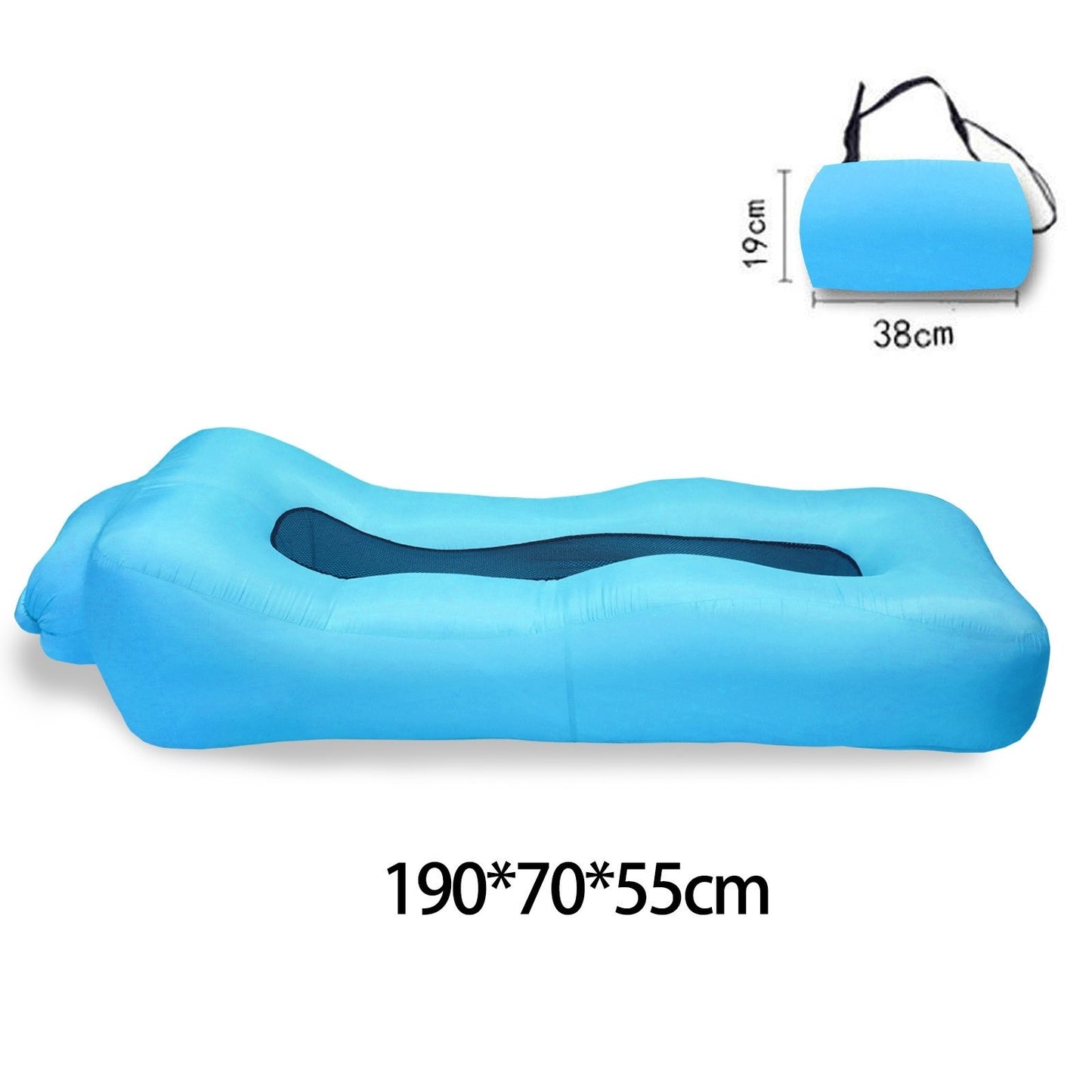 Outdoor Inflatable Sofa Amphibious Single Portable Air Cushion Camping Music Festival Air Mattress