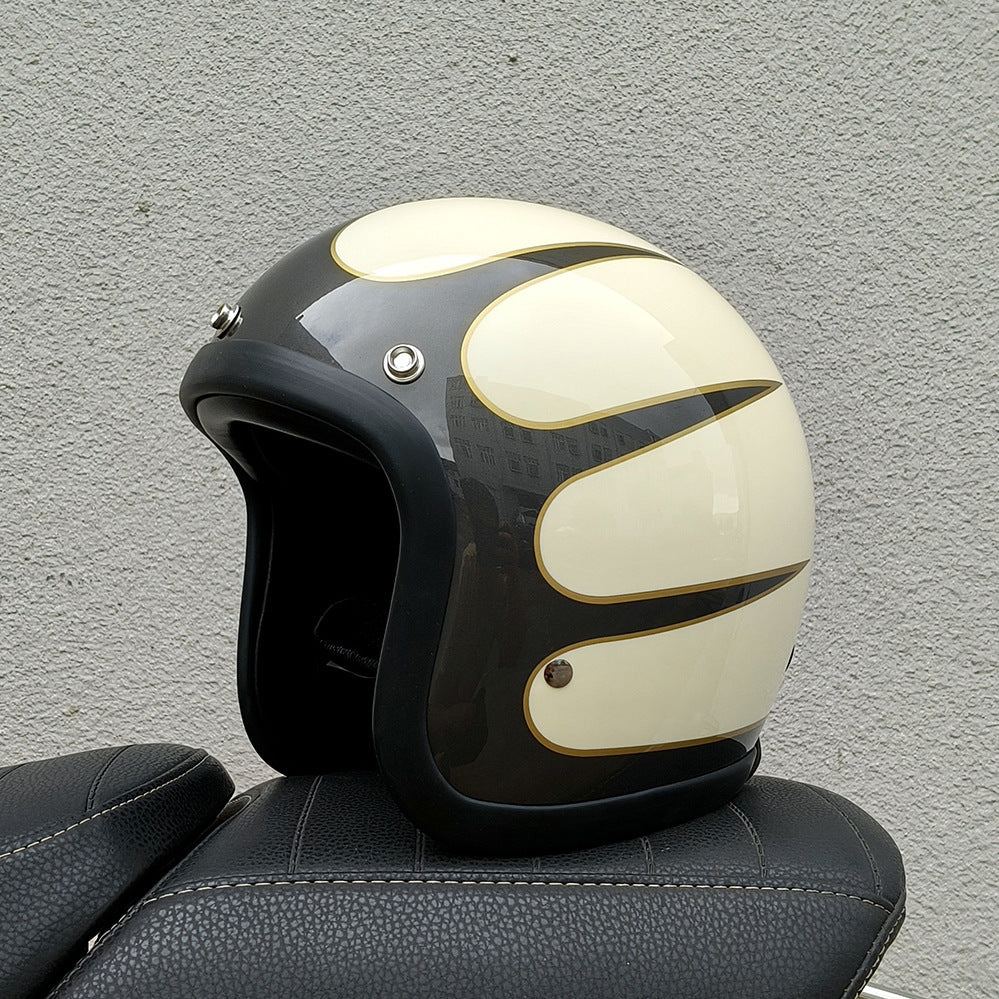 Helmet Half Helmet Retro Helmet FRP Motorcycle Helmet