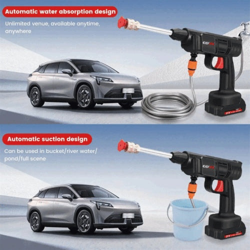 Rechargeable Cordless Pressure Washer – High-Power Electric Spray Gun for Car, Garden, and Home Use