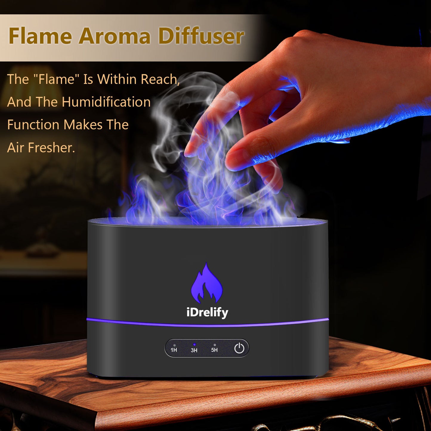 Flame Aroma Diffuser ShopWithASmile7.com