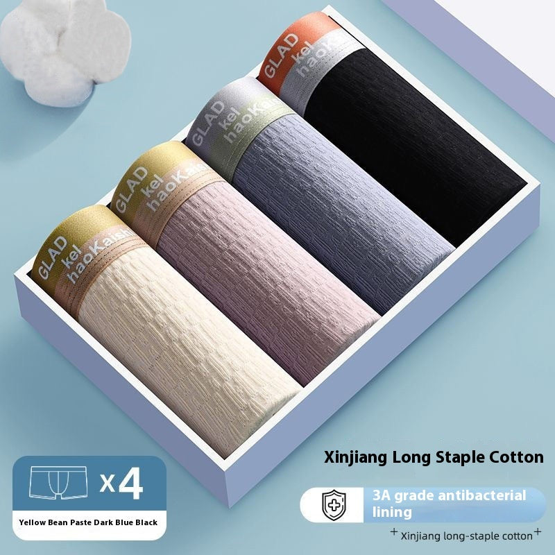Men's Antibacterial Sports Boxers - Comfortable and Breathable Cotton Underwear ShopWithASmile.com