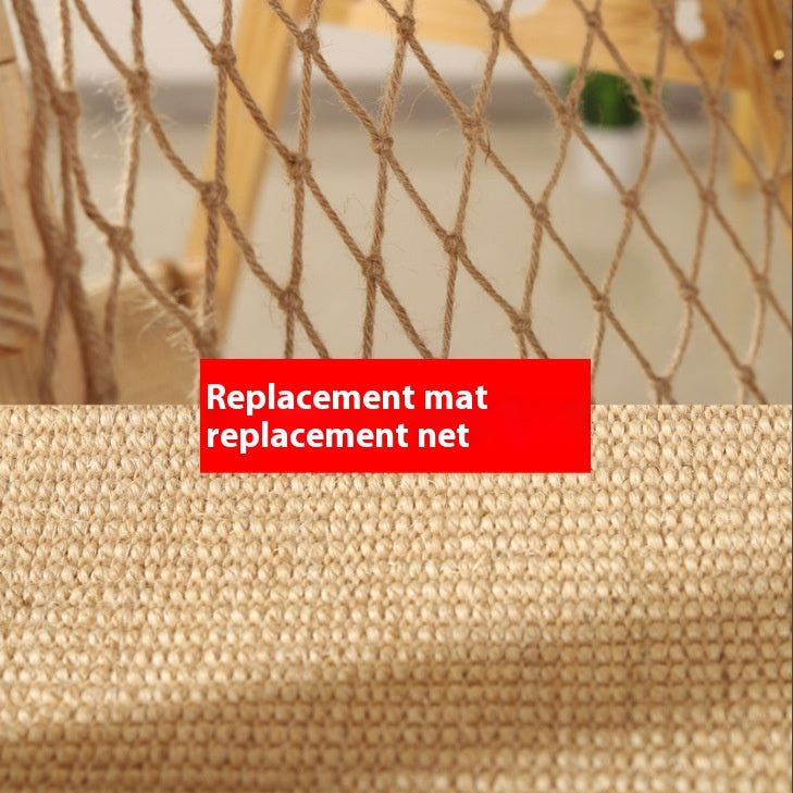 Creative Home Sisal Cat Scratching Column Solid Wood Cat Climbing Frame ShopWithASmile.com