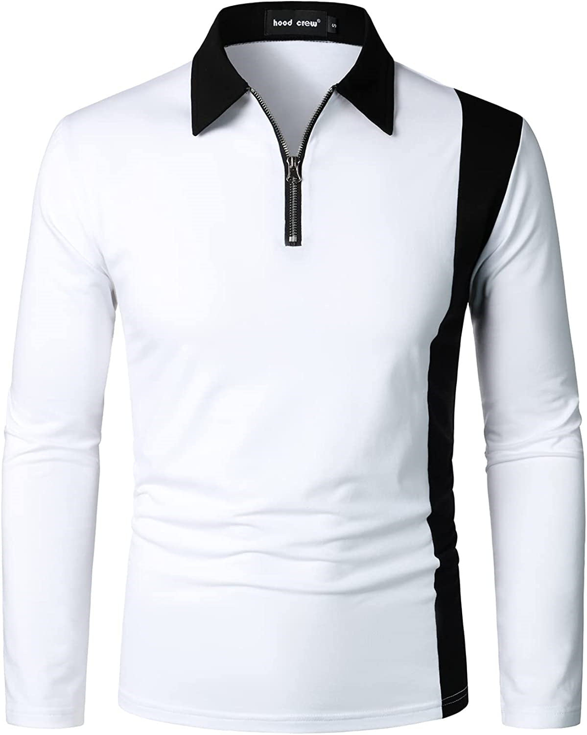 Color-blocking Fashion With Men's Lapel Long Sleeves