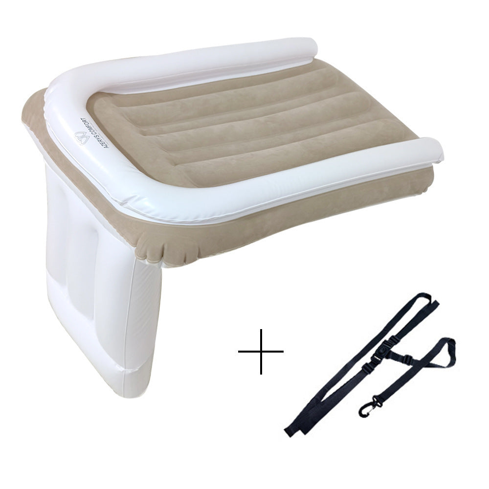 Amazon Baby Inflatable Mattress Rear Folding Car Mat Outdoor Travel Thickened Flocking Air Cushion