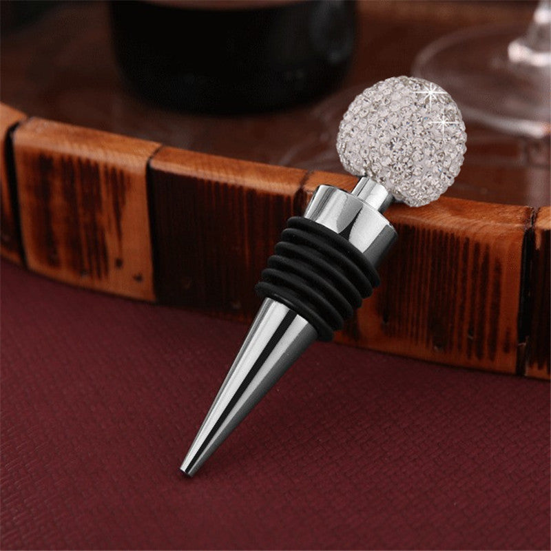 Crystal Ball Wine Stopper Preservative Wine Bottle Stopper ShopWithASmile7.com