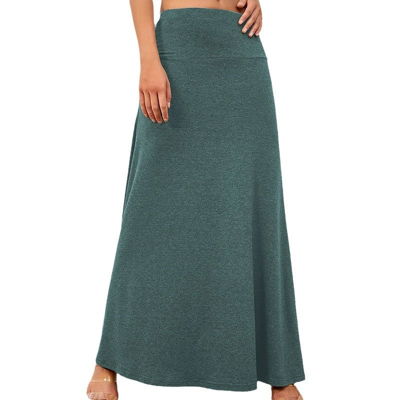 Fashionable Knitted Solid Skirt Women ShopWithASmile7.com