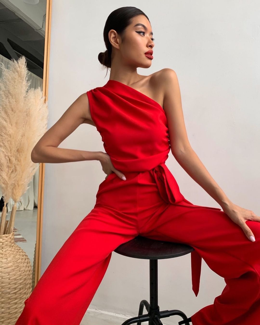 Fashion Single-room Lace Up Straight Jumpsuit For Women ShopWithASmile7.com