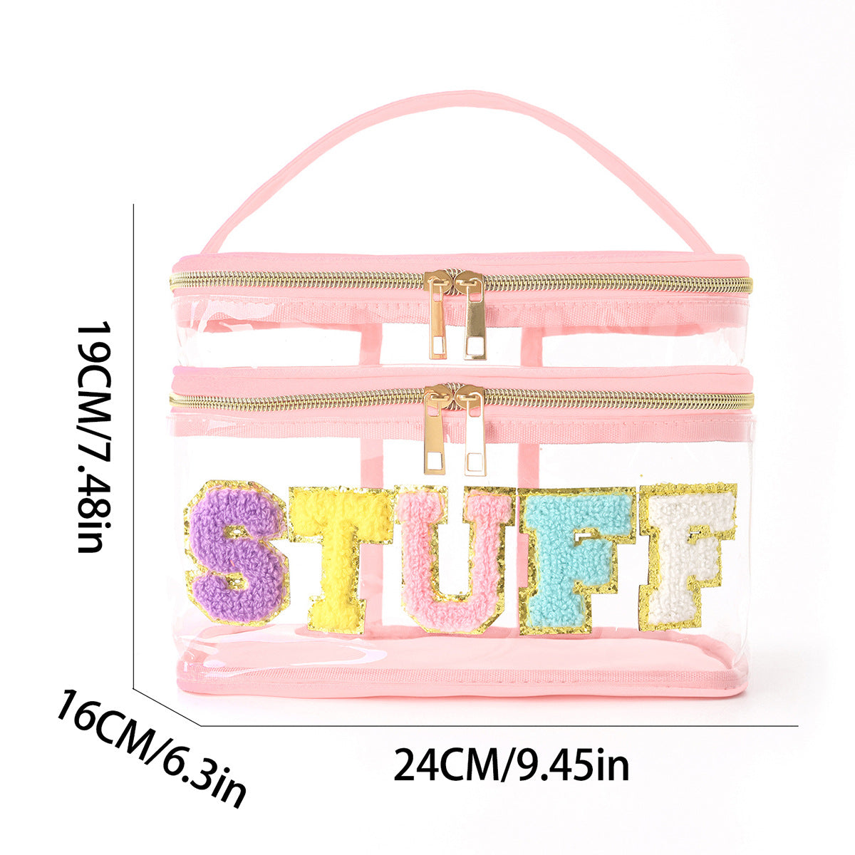 Transparent Cosmetic Bag Storage Toiletry Traveling