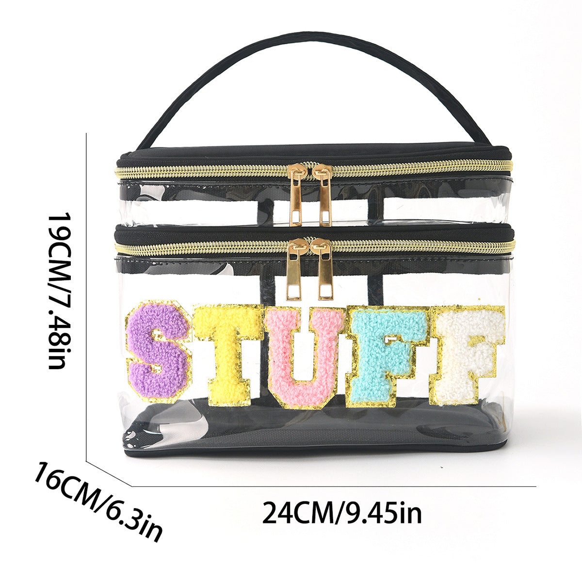 Transparent Cosmetic Bag Storage Toiletry Traveling
