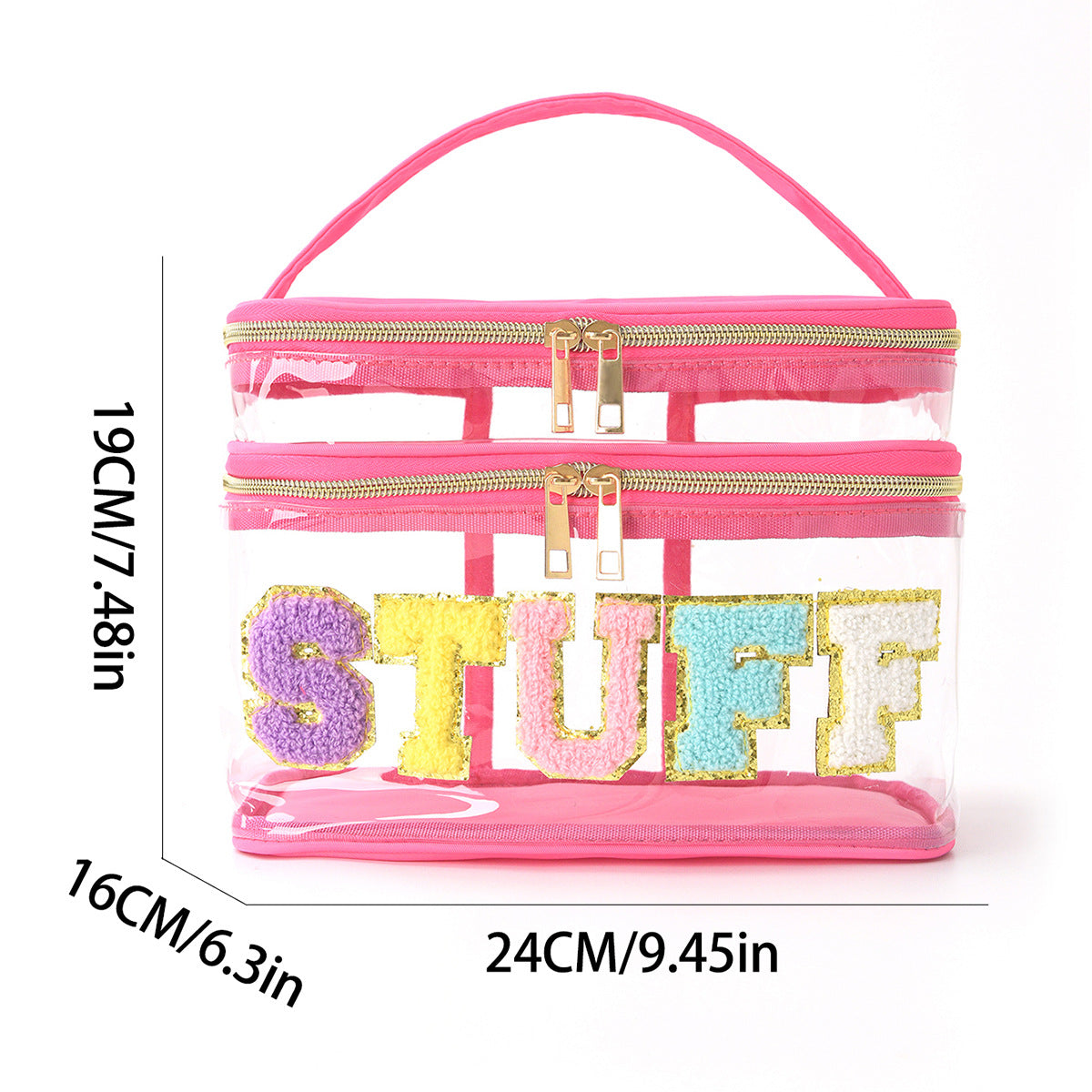 Transparent Cosmetic Bag Storage Toiletry Traveling