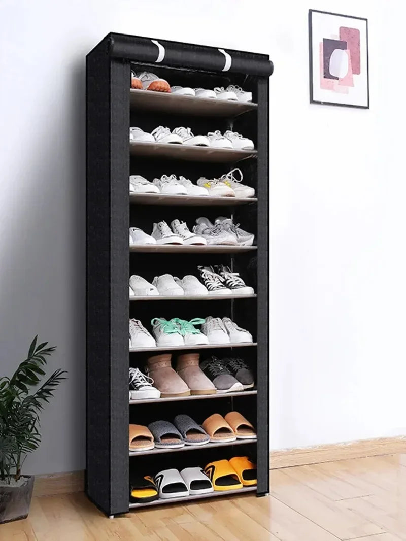 Shoe racks for home doors with multi-layer simple interior, beautiful shoe cabinet dustproof rental house new 2025 hot model