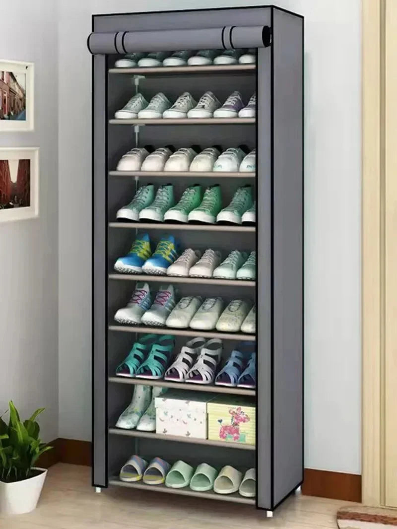 Shoe racks for home doors with multi-layer simple interior, beautiful shoe cabinet dustproof rental house new 2025 hot model