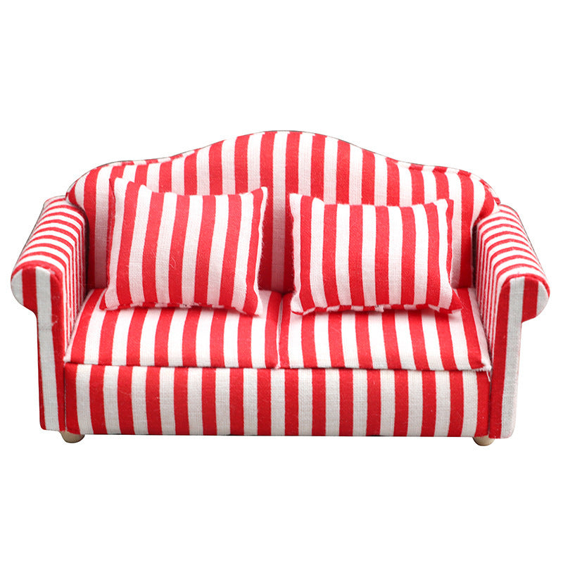 Dollhouse Mini Furniture Living Room Scene Sofa