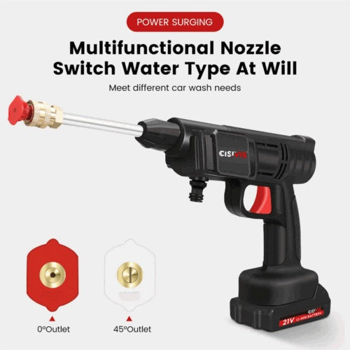 Rechargeable Cordless Pressure Washer – High-Power Electric Spray Gun for Car, Garden, and Home Use