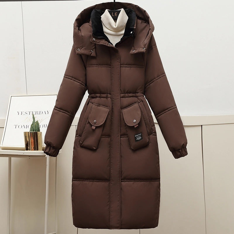 Plus Size Cotton-padded Clothes Women's Clothing Overknee Long ShopWithASmile7.com