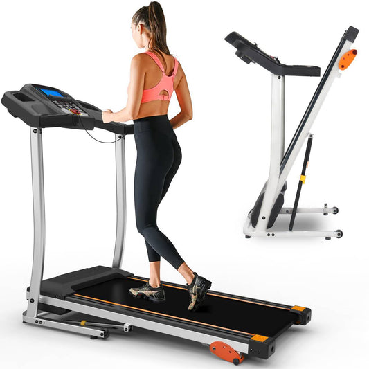 Folding Treadmill Fitness Equipment With LCD Walking Running Cardio Exercise Machine ShopWithASmile7.com