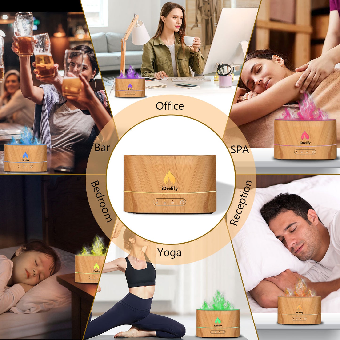 Flame Aroma Diffuser ShopWithASmile7.com
