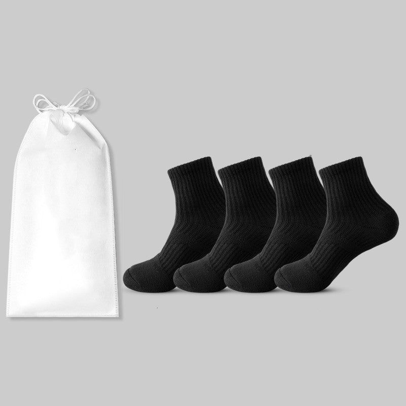Men's Pure Cotton Sports Running Socks