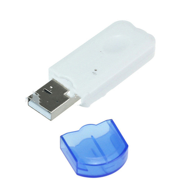 Small Blue Hat Audio Receiver With Microphone