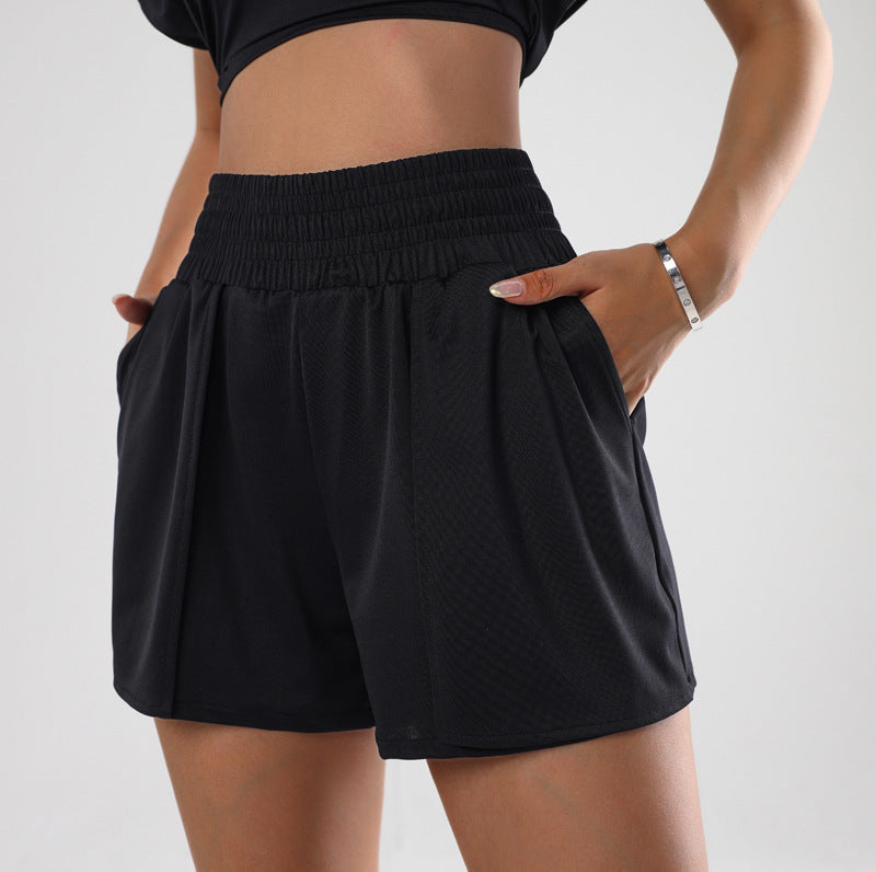 Summer Exercise Shorts Outer Wear High Waist Fat Cover ShopWithASmile7.com