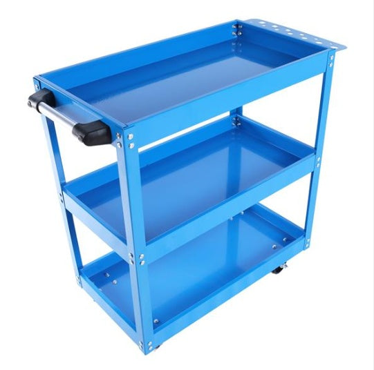 Tool Cart, 3 Tier Rolling Mechanical Tool Cart, Heavy Steel Multi-purpose Cart