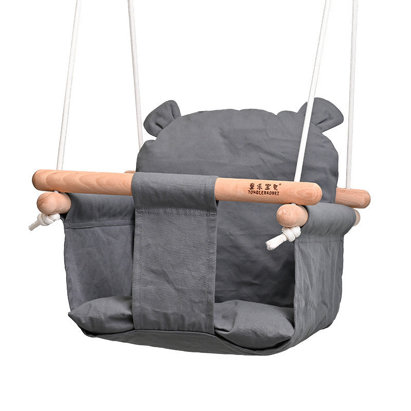 Children's Apron Swing Indoor Cotton And Linen Glider