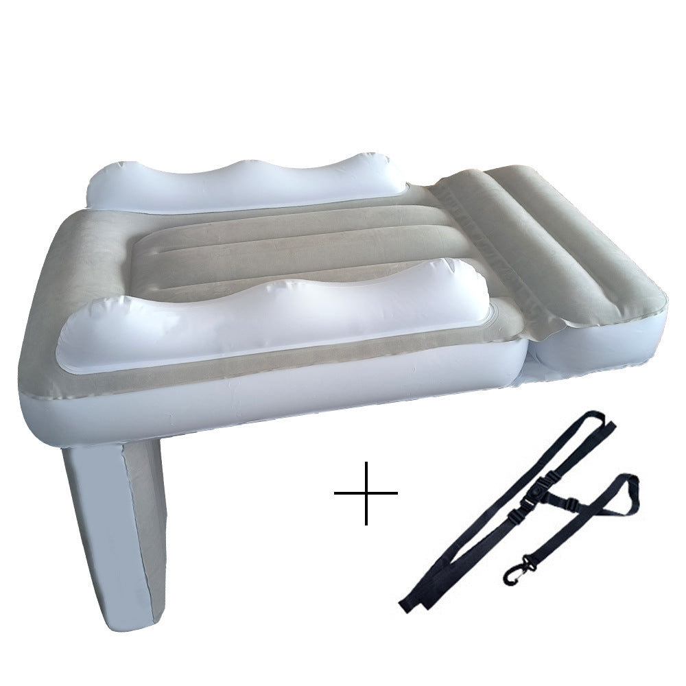 Amazon Baby Inflatable Mattress Rear Folding Car Mat Outdoor Travel Thickened Flocking Air Cushion