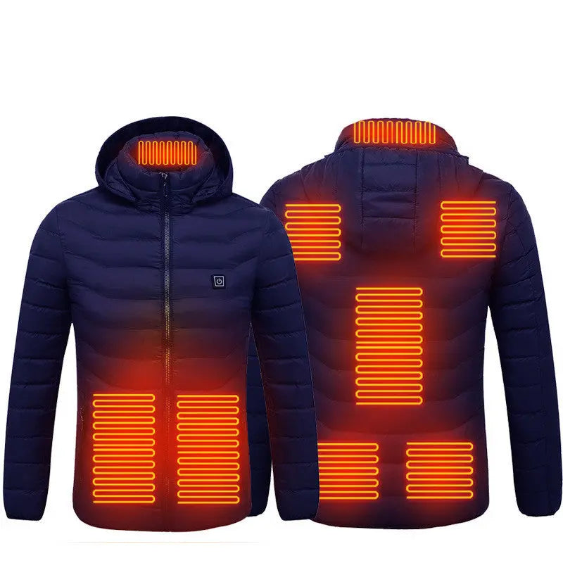 New Heated Jacket Coat USB Electric Jacket Cotton Coat Heater Thermal Clothing Heating Vest Men's Clothes Winter My Store