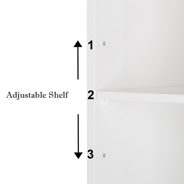 Four-draw, Single-door Bathroom Locker