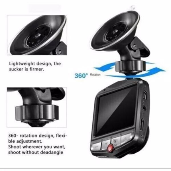 2.4 Inch Full HD 1080P Dash Cam Car DVR Front Camera Or Rear Camera Night Vision G Sensor ShopWithASmile.com