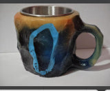 400ml Resin Mineral Crystal Coffee Mugs With Handles Elegant Fake Mineral Crystal Cup For Workplace Home Decor Christmas Gift Kitchen Gadgets ShopWithASmile7.com