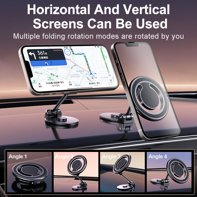 Magnetic Phone Holder For Car, Powerful Magnets Military Grade Suction Car Phone Holder Mount Dashboard Windshield Cell Phone Holder Phone Stand For Car Android Automobile Cradle ShopWithASmile.com
